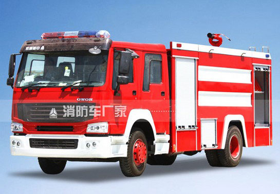 10噸重汽豪沃水罐消防車價格3