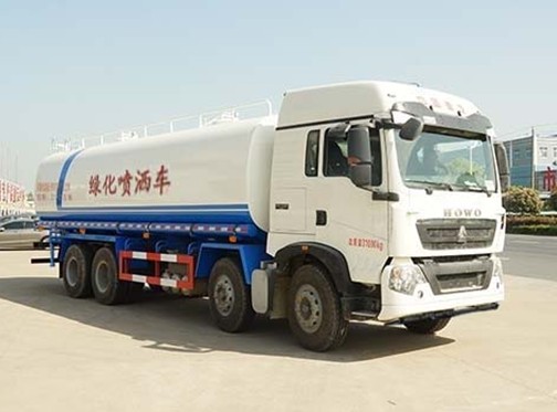 20噸灑水車視頻_重汽豪沃前四后八20噸綠化灑水車廠家價(jià)格