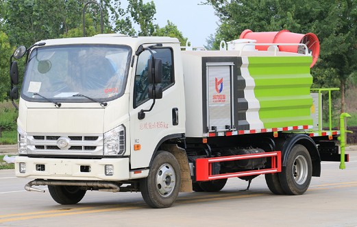 藍牌灑水車價格報價_國六福田時代領航H2藍牌抑塵車廠家價格-程力抑塵車