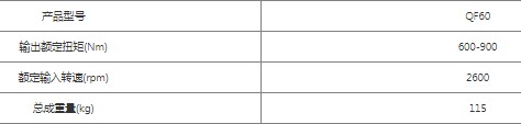 QF60前置取力器技術參數 QF60前置取力器技術參數